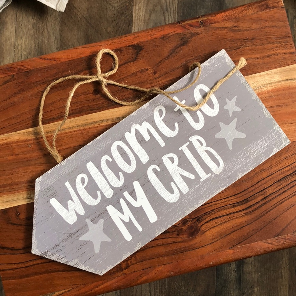 Wooden baby decor